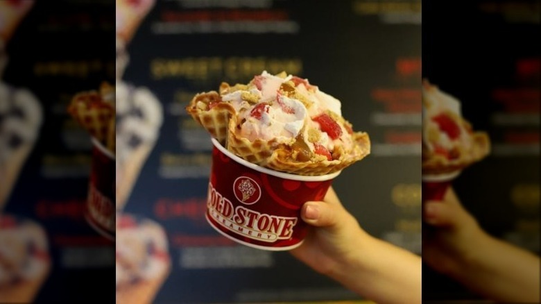 Our Strawberry Blonde ice cream
