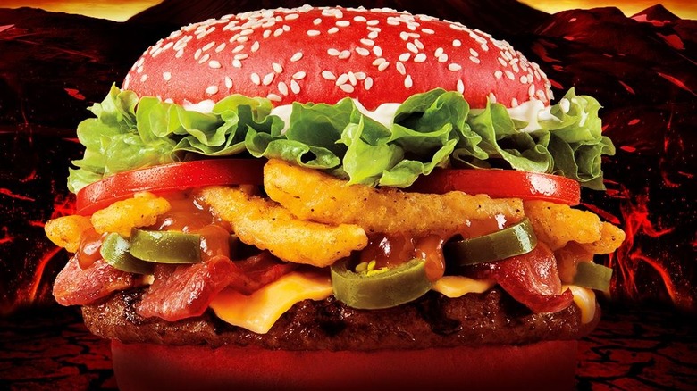 Burger King's Red Angriest Whopper 