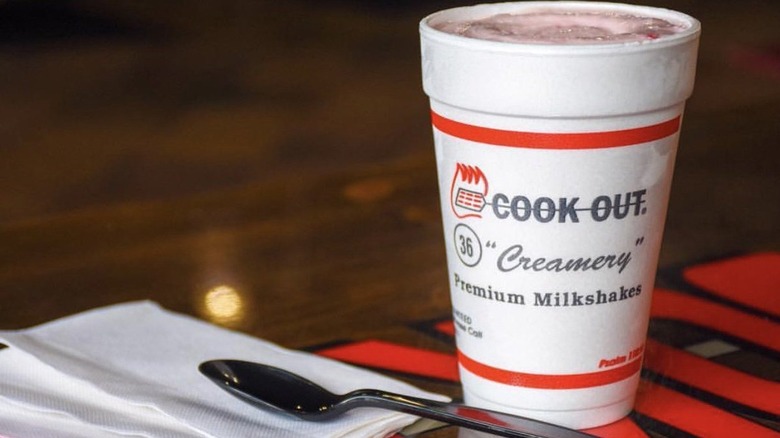 Cook Out milkshake