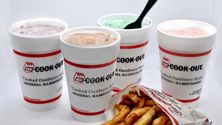 Cook out milkshakes