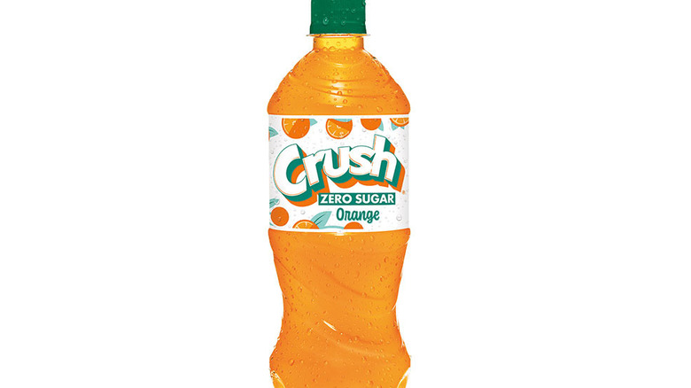 Crush's Zero Sugar Orange Soda bottle