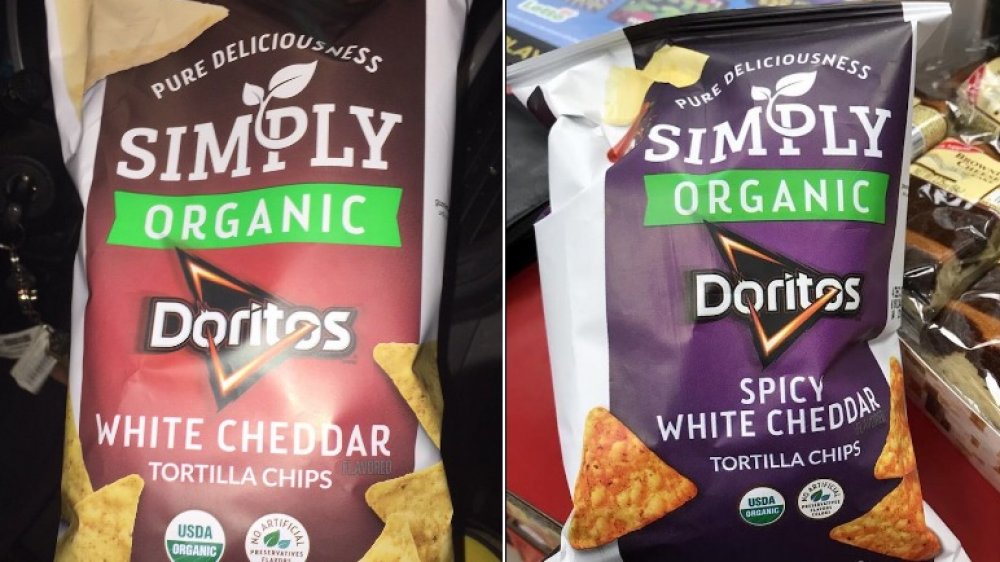 Doritos Dimply Organic White Cheddar