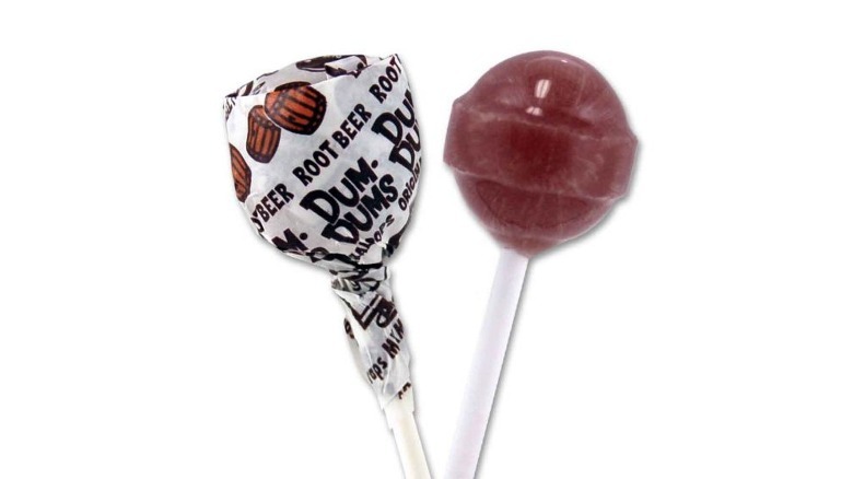 Root Beer Dum Dums lollipop