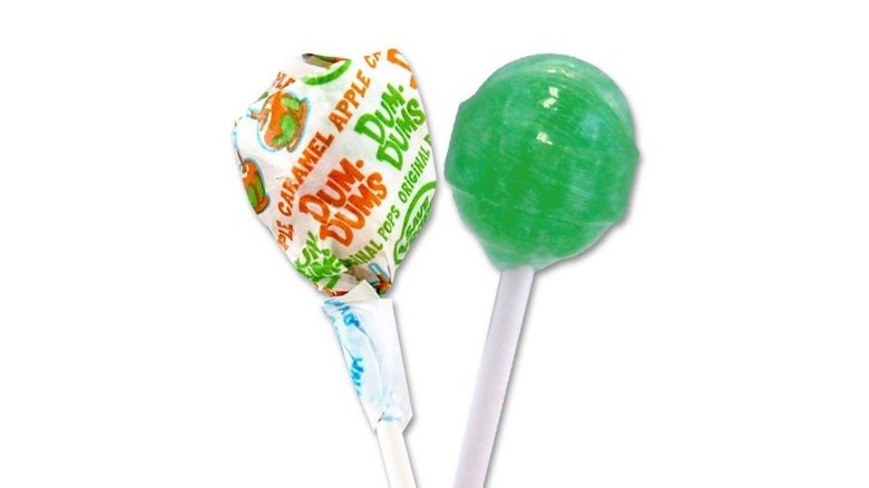 Caramel Apple Dum Dums lollipop