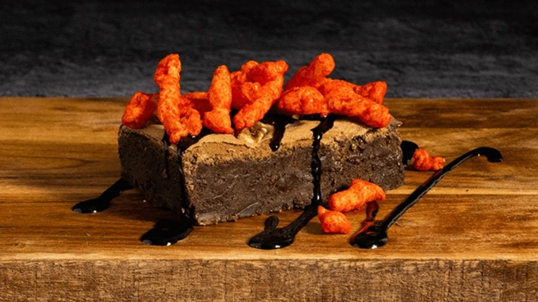 faze brownie with cheetos