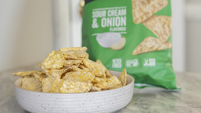 Sour Cream and Onion PopCorners chips