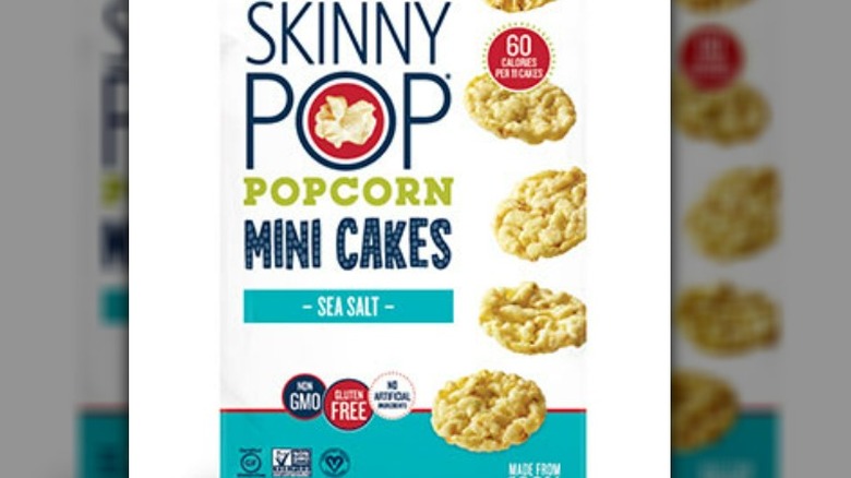 A box of Sea Salt SkinnyPop Minicakes