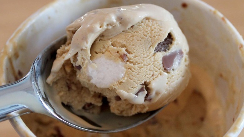 Graeter's s'mores ice cream spoon