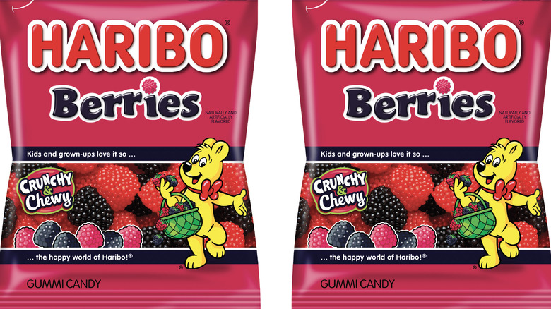 Two bags of Haribo berries