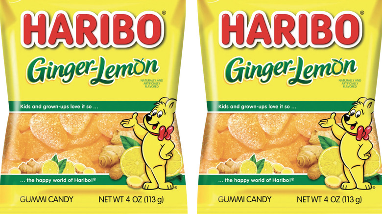 Haribo ginger-lemon bags