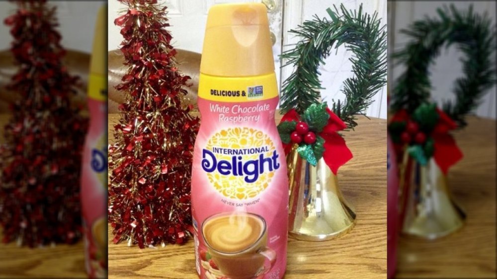 White Chocolate Raspberry International Delight coffee creamer