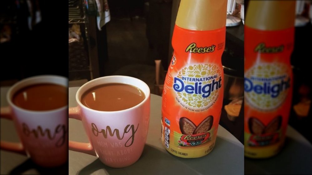 Reese's Peanut Butter Cup International Delight coffee creamer