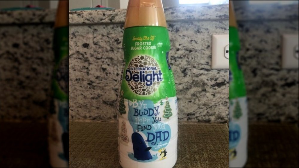 Buddy the Elf Frosted Sugar Cookie International Delight coffee creamer