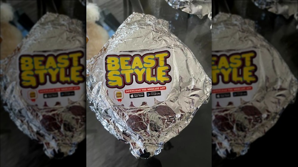 MrBeast Beast Style burger