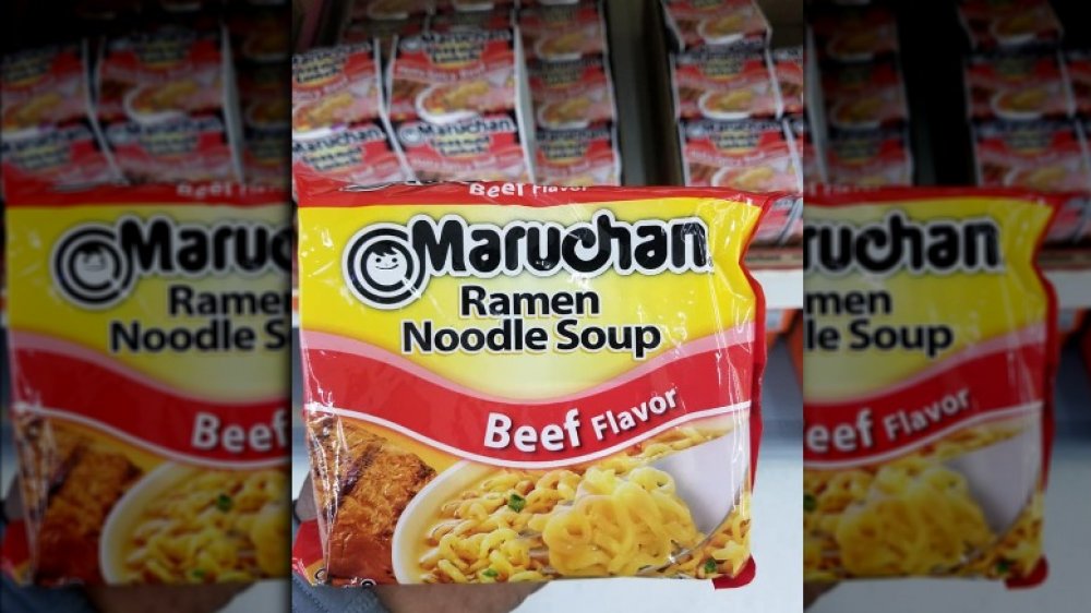 Beef maruchan ramen