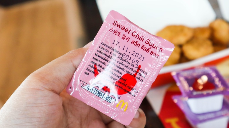 McDonalds sweet chili sauce packet
