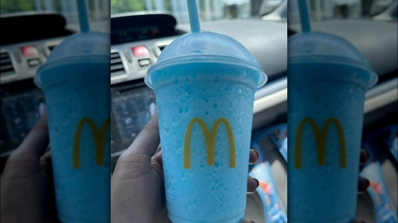 A Frozen Fanta Blue Raspberry.