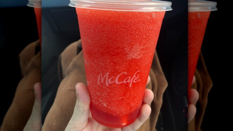 McDonald's Fruit Punch Slushie