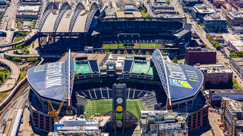 seattle seahawks stadium aerial view