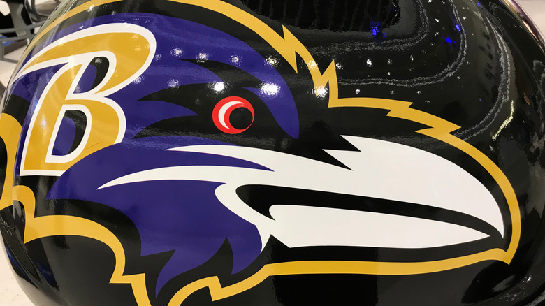 angry baltimore raven logo