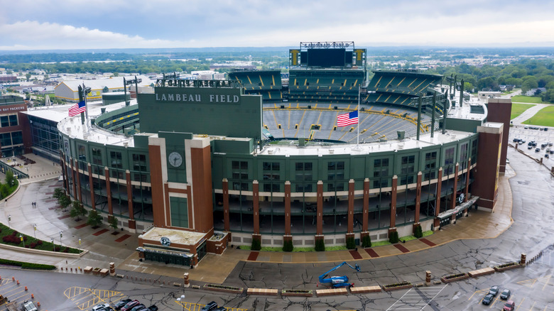 Lambeau Field in green bay