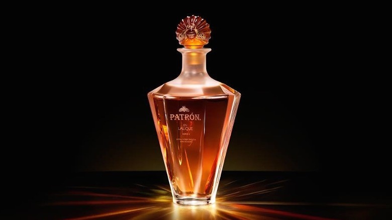 Patrón en Lalique tequila bottle