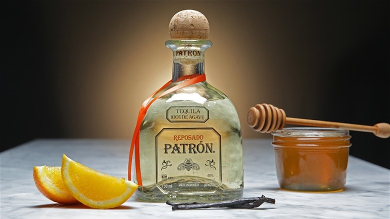 Bottle of Patrón Reposado