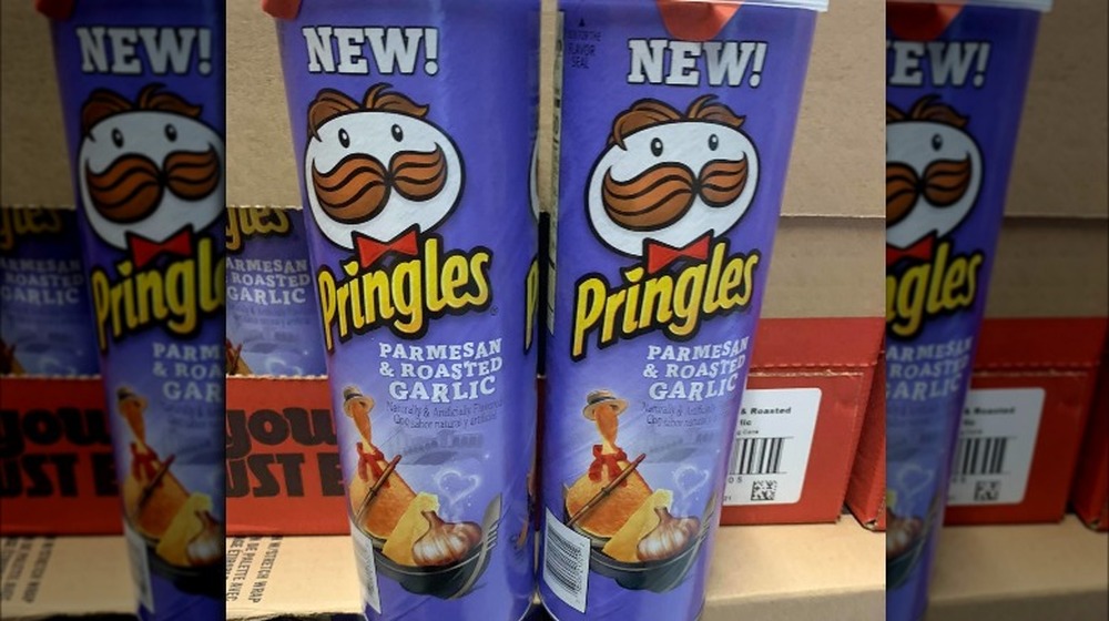 Pringles Parmesan & Roasted Garlic flavor chips