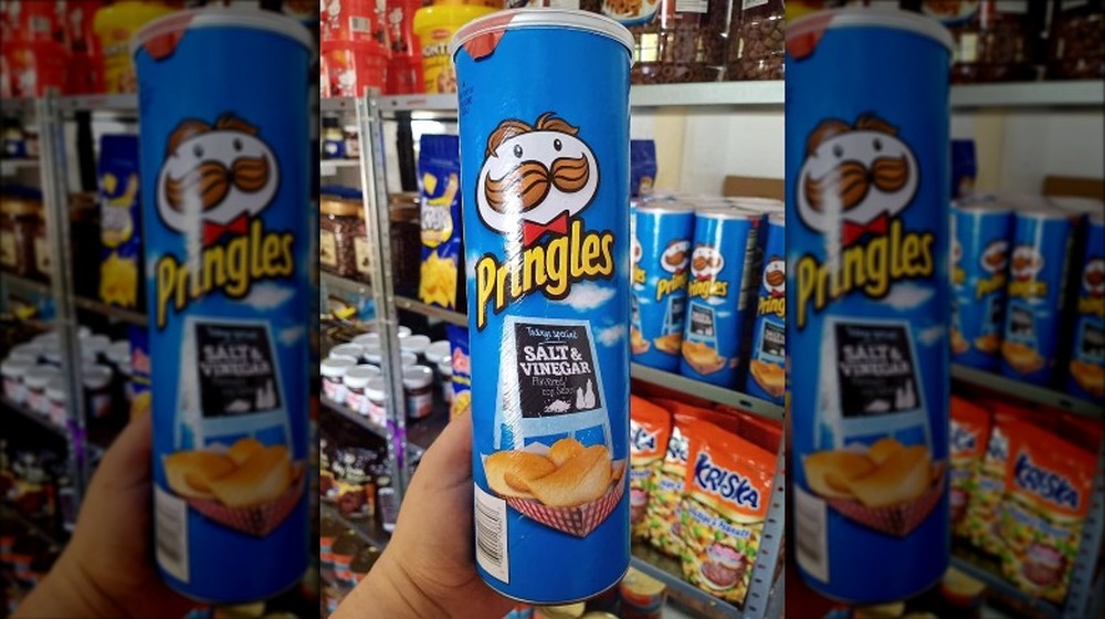 Pringles Salt & Vinegar flavor chips