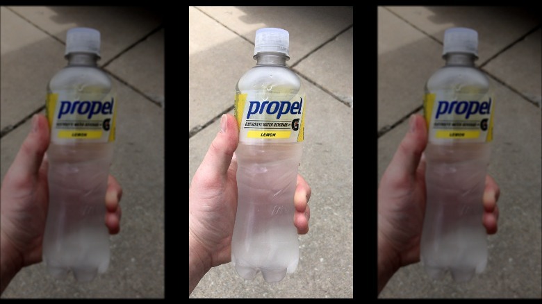 lemon flavored Propel