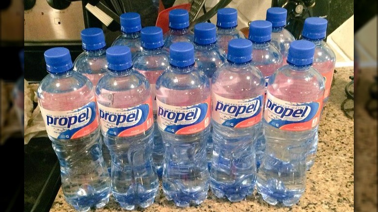 Peach flavored Propel