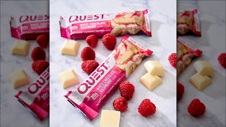 White Chocolate Raspberry Quest Bar 