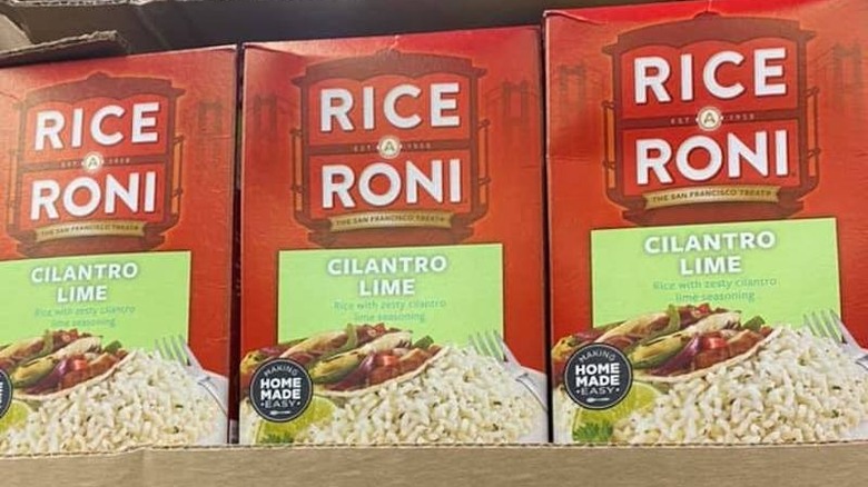  Cilantro Lime Rice-A-Roni boxes