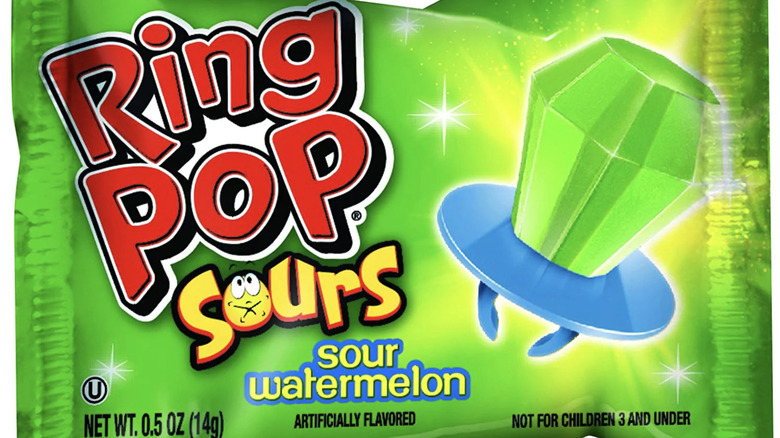 Sour Watermelon ring pop