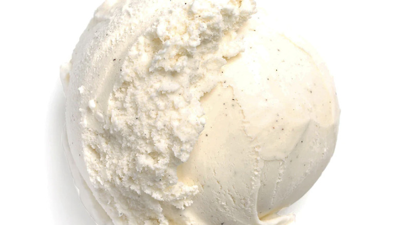 scoop of vanilla bean ice cream