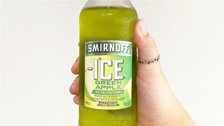 Green apple Smirnoff ice