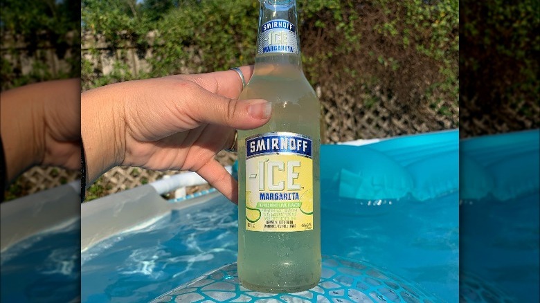 Margarita-flavored Smirnoff ice