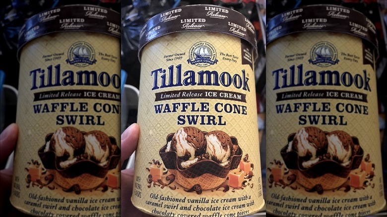 tillamook waffle cone swirl