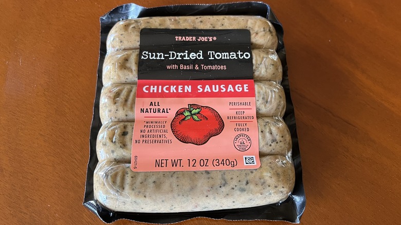 package of Sun-Dried Tomato sausage