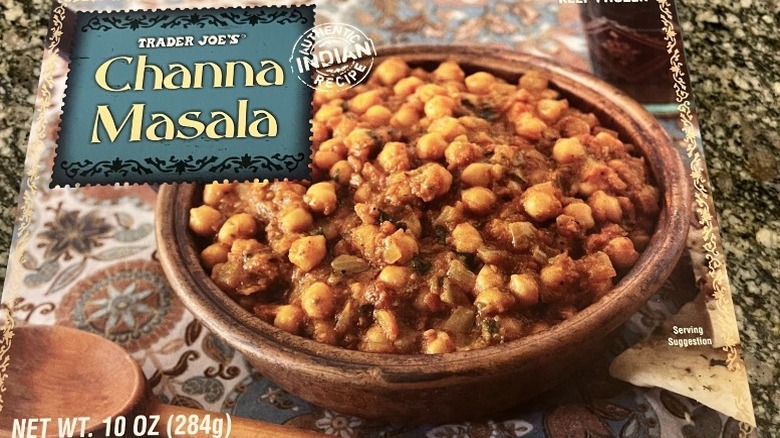 box of channa masala