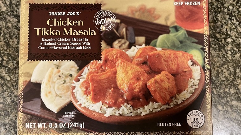 box of chicken tikka masala