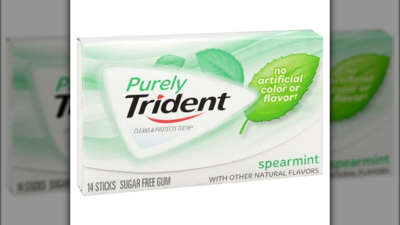 Purely Trident Spearmint Gum