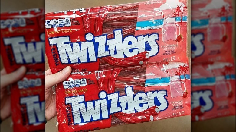 strawberry smoothie Twizzlers