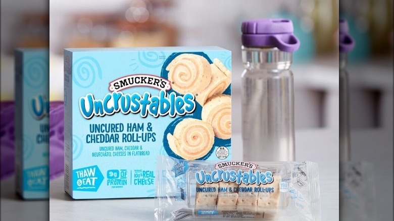 Ham and Cheddar Uncrustables box