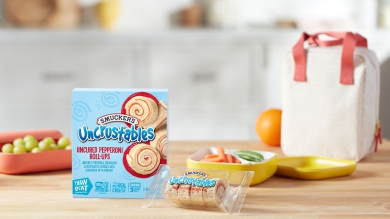 Uncured Pepperoni Roll-Ups Uncrustables