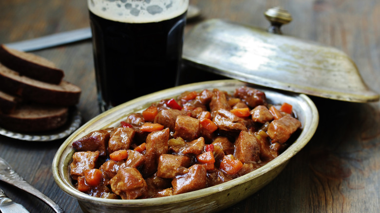 Stew with beer or Guinness