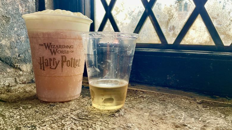 Butterbeer and a shot of Fire Whisky