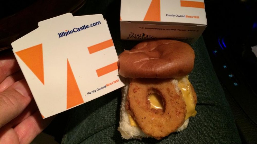 White Castle Chicken Ring Slider 