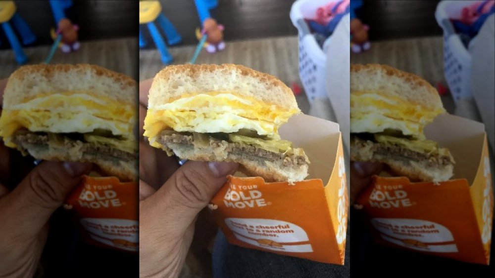 Original Slider with Egg and Cheese from White Castle