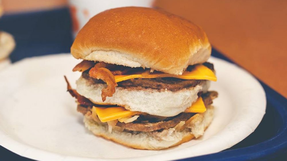 Double Cheese Slider  white castle